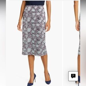 NWT Hugo Boss Vericana Embroidered Pencil Skirt Size 8